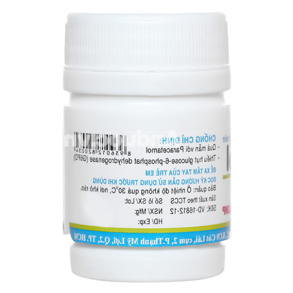 Acemol 325mg giảm đau, hạ sốt chai 40 viên