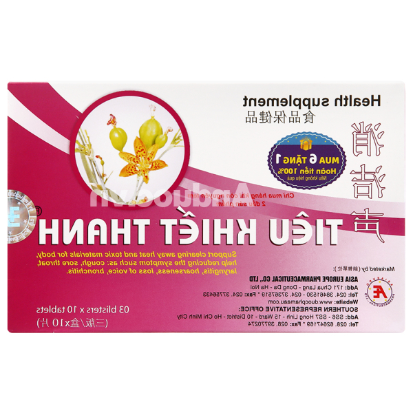 Tiêu Khiết Thanh hỗ trợ giảm viêm đường hô hấp hộp 30 viên