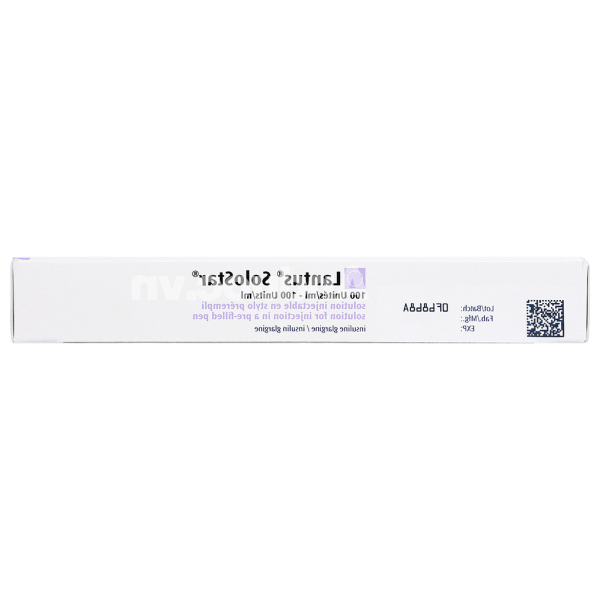 Bút tiêm Lantus SoloStar 100IU/ml trị đái tháo đường (5 cây x 3ml)