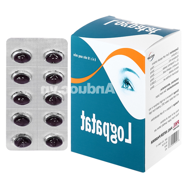 Logpatat trị các bệnh về mắt, suy giảm thị lực (6 vỉ x 10 viên)