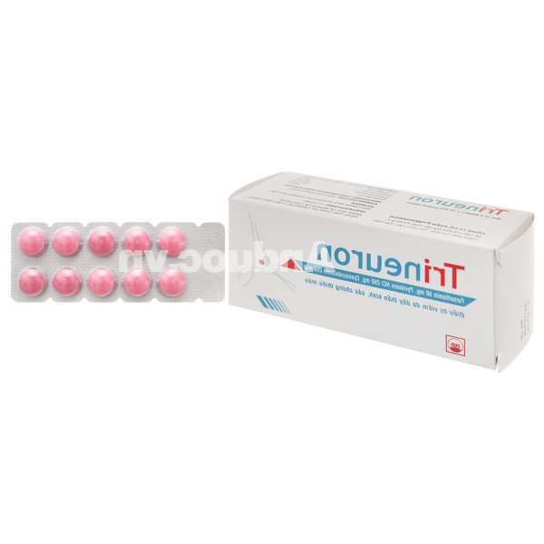 Trineuron trị bệnh do vitamin nhóm B (5 vỉ x 10 viên)