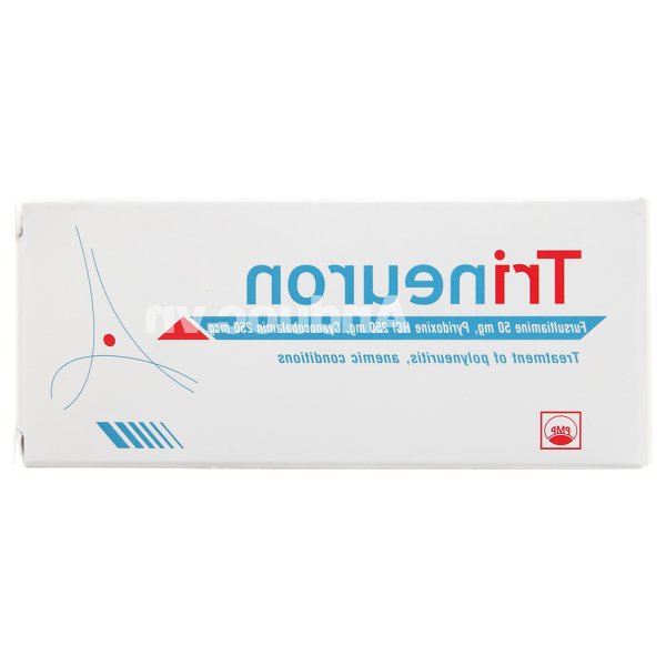 Trineuron trị bệnh do vitamin nhóm B (5 vỉ x 10 viên)