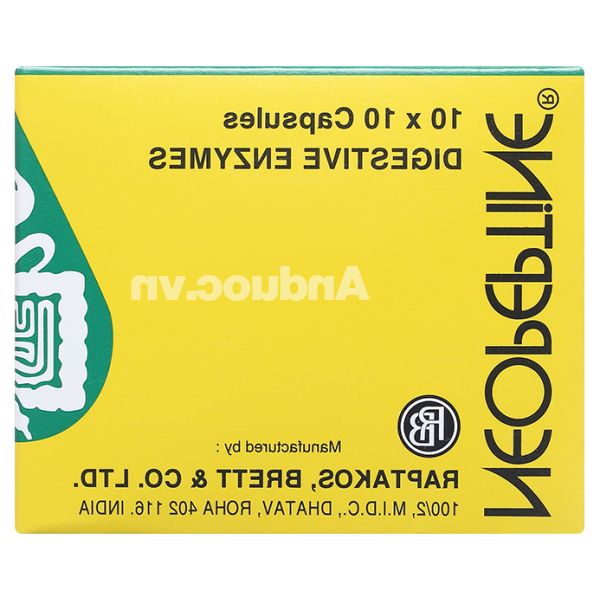 Neopeptine trị đầy hơi, khó tiêu (10 vỉ x 10 viên)