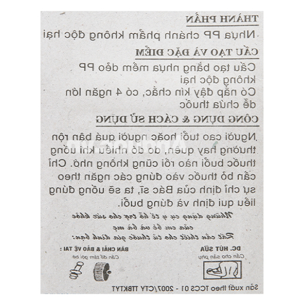 Dụng cụ phân liều thuốc 1 ngày MTS