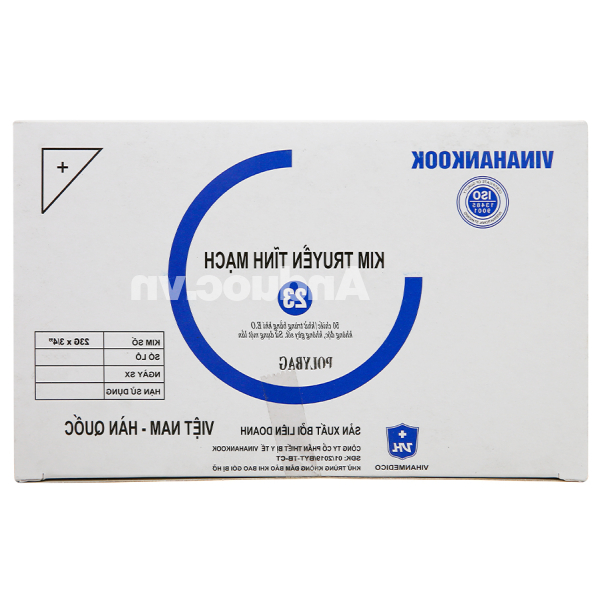 Kim truyền tĩnh mạch 23 Vinahankook hộp 50 cái