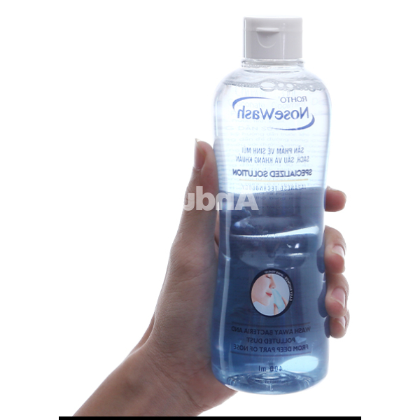 Bộ dụng cụ vệ sinh mũi Rohto NoseWash hộp 1 bình + 400ml dung dịch