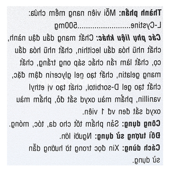 Philife L-Cystine làm đẹp da, tóc, móng hộp 60 viên