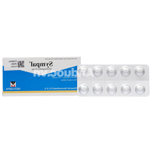 Sympal 25mg giảm đau, kháng viêm xương khớp (2 vỉ x 10 viên)