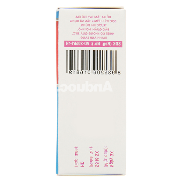 Bột sủi Hapacol 80 giảm đau, hạ sốt cho trẻ (24 gói x 1.5g)