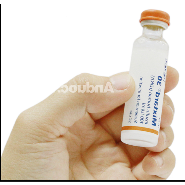 Hỗn dịch tiêm Mixtard 30 100IU/ml trị đái tháo đường (1 lọ x 10ml)