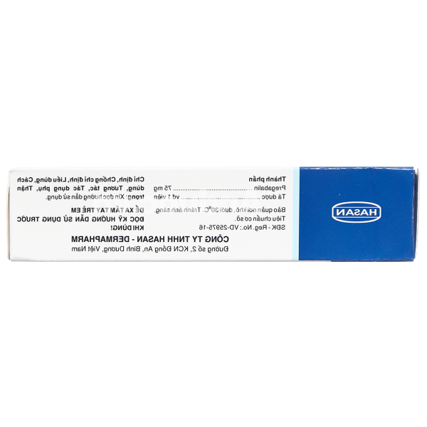 Premilin 75mg trị động kinh, đau dây thần kinh (3 vỉ x 10 viên)