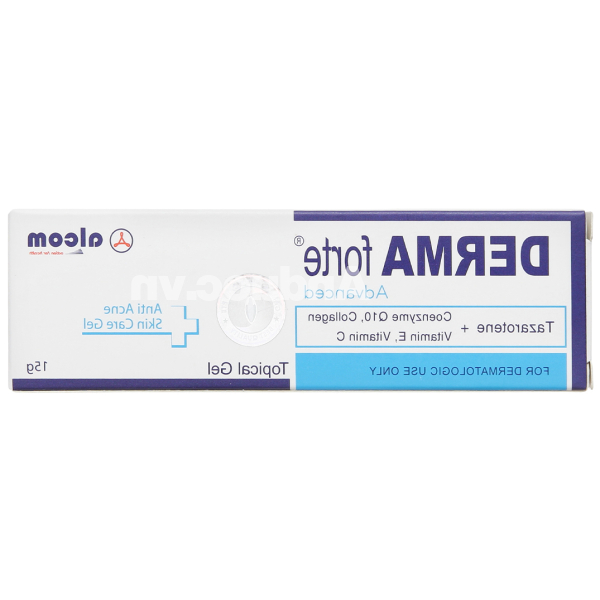 Gel Derma Forte ngừa mụn trứng cá, ngừa thâm, mờ sẹo, dưỡng da tuýp 15g