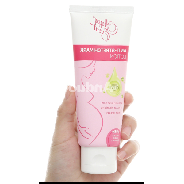 Sữa ngừa rạn da Happy Event dưỡng ẩm, tăng đàn hồi da tuýp 100ml