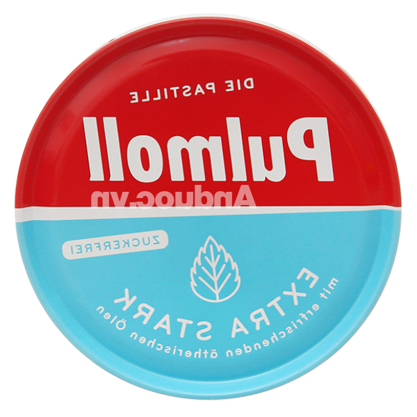 Kẹo ngậm Pulmoll Extra Stark vị bạc hà hỗ trợ giảm ho hộp 50g