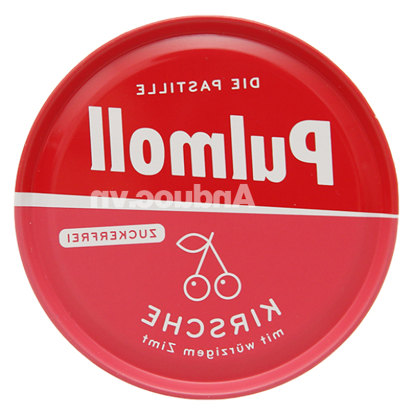 Kẹo ngậm Pulmoll Kirsch vị anh đào hỗ trợ giảm ho hộp 50g