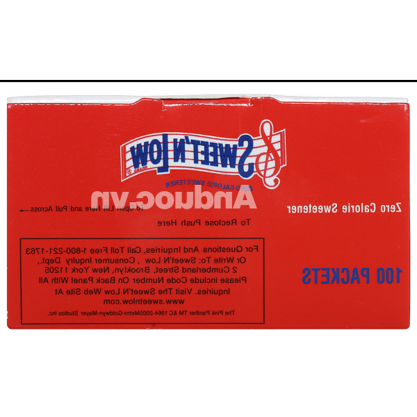 Đường ăn kiêng Sweet'n Low hộp 100g (100 gói x 1g)