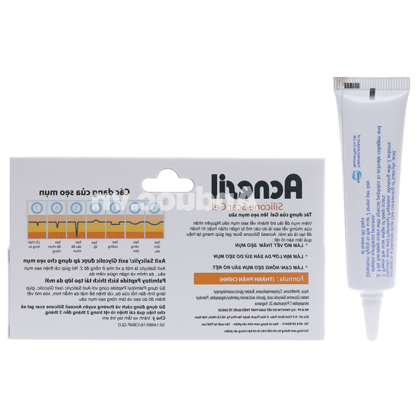 Gel Beyond Plus Acnesil làm mờ thâm mụn, phẳng sẹo mụn sâu tuýp 10g