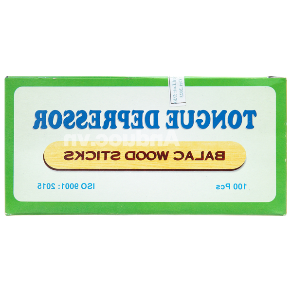 Que đè lưỡi (25cm x 19.5cm) hộp 100 cái