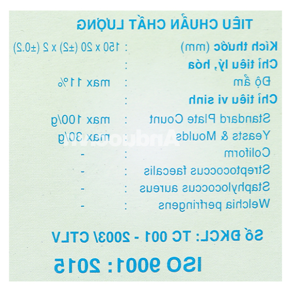 Que đè lưỡi (25cm x 19.5cm) hộp 100 cái