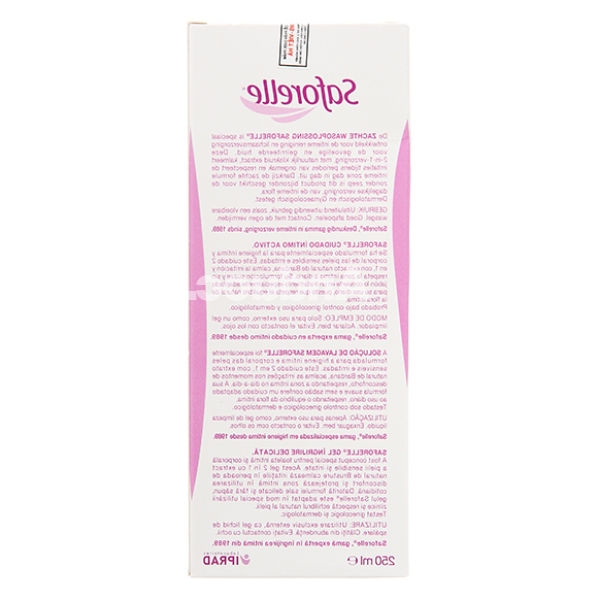 Dung dịch vệ sinh phụ nữ Saforelle cho da nhạy cảm chai 250ml