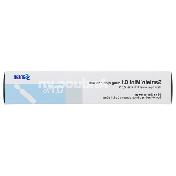 Dung dịch nhỏ mắt Sanlein Mini 0.1 trị rối loạn biểu mô kết - giác mạc (30 ống x 0.4ml)