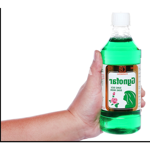 Dung dịch vệ sinh phụ nữ Gynofar trị ngứa âm hộ, viêm âm đạo chai 500ml