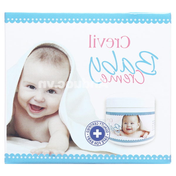 Kem Crevil Baby chống hăm tã, dưỡng ẩm cho bé hũ 150ml