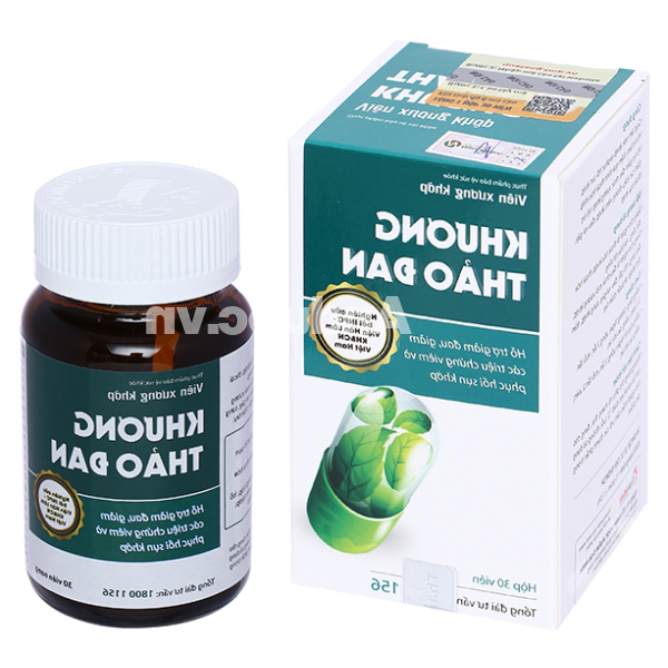 Khương Thảo Đan làm trơn và phục hồi sụn khớp hộp 30 viên