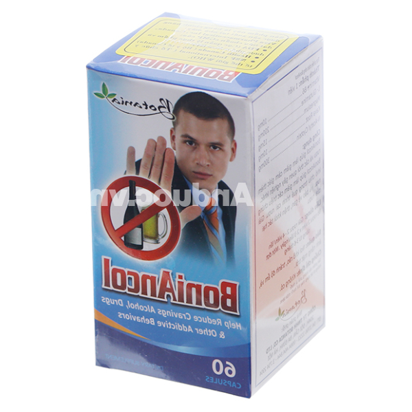 BoniAncol hỗ trợ cai rượu, giải rượu, bảo vệ gan chai 60 viên