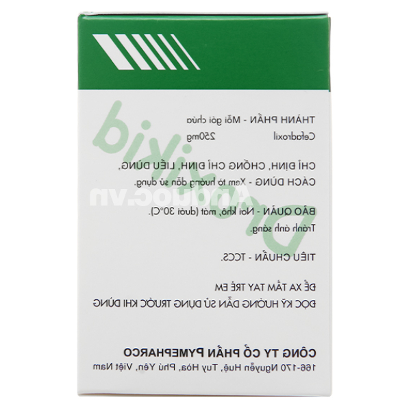 Thuốc cốm Droxikid 250mg trị nhiễm khuẩn đường tiết niệu, đường hô hấp (24 gói x 3g)