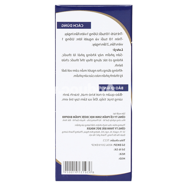 BankisCap hỗ trợ tăng cường sức đề kháng hộp 60 viên