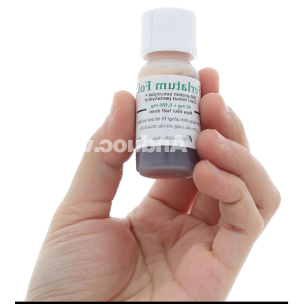 Dung dịch uống Ferlatum Fol phòng ngừa và trị thiếu sắt, folat (10 lọ x 15ml)