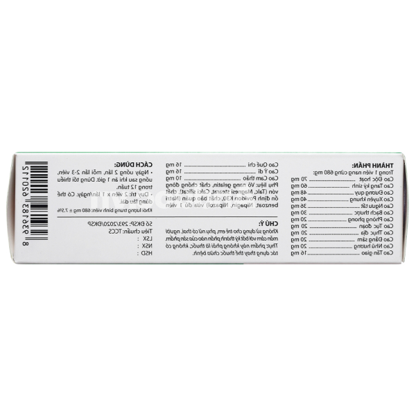 Tê nhức chân tay Bảo Nguyên hoạt huyết, mạnh gân cốt hộp 30 viên