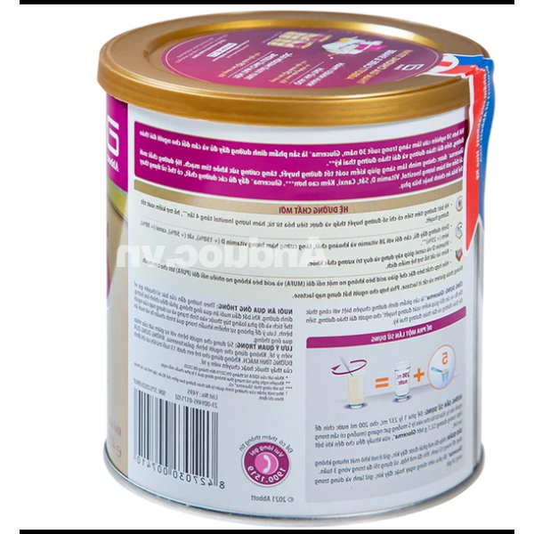 Sữa bột Glucerna cho người tiểu đường hương vani lon 400g