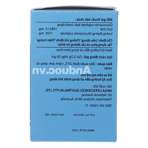 Thuốc bột Flexsa 1500 giảm triệu chứng viêm khớp gối (30 gói x 3.7g)