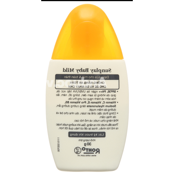 Sữa chống nắng Sunplay Baby Milk SPF 35/PA++ cho bé & da nhạy cảm chai 30g