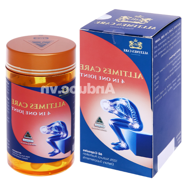 Alltimes Care 4 In One Joint giảm đau khớp, thoái hóa khớp chai 60 viên