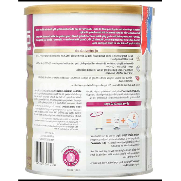 Sữa bột Glucerna cho người tiểu đường hương vani lon 850g