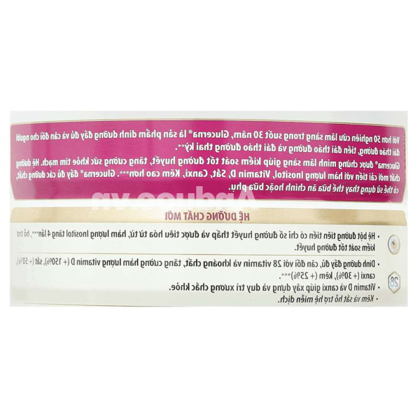 Sữa bột Glucerna cho người tiểu đường hương vani lon 850g