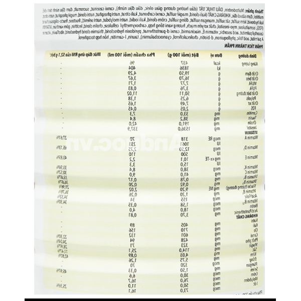 Sữa bột Glucerna cho người tiểu đường hương vani lon 850g