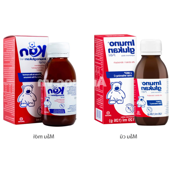 Siro Kan Imunoglukan P4H hỗ trợ tăng đề kháng cho bé chai 120ml