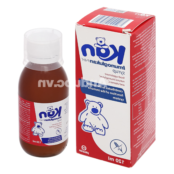 Siro Kan Imunoglukan P4H hỗ trợ tăng đề kháng cho bé chai 120ml