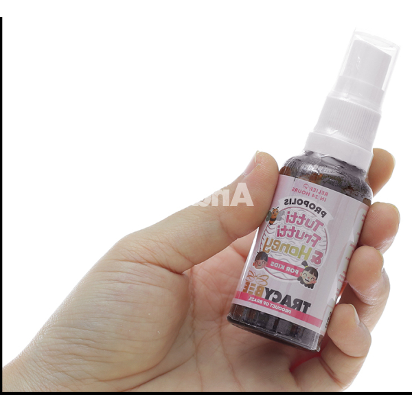 Xịt họng keo ong Tracybee trái cây giảm đau họng, viêm họng chai 30ml