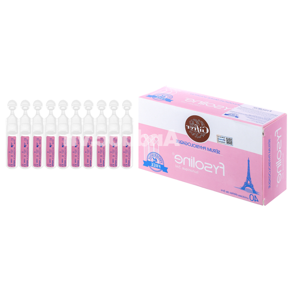 Nhỏ mắt, mũi, tai Fysoline Đẳng trương (40 ống x 5ml)