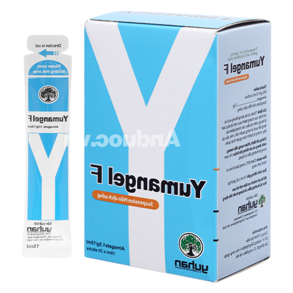 Hỗn dịch uống Yumangel F 1.5g trị viêm loét dạ dày, tá tràng (20 gói x 15ml)