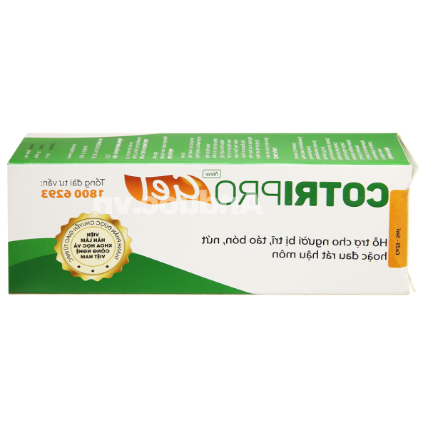 Gel bôi CotriPro hỗ trợ giảm trĩ tuýp 25g