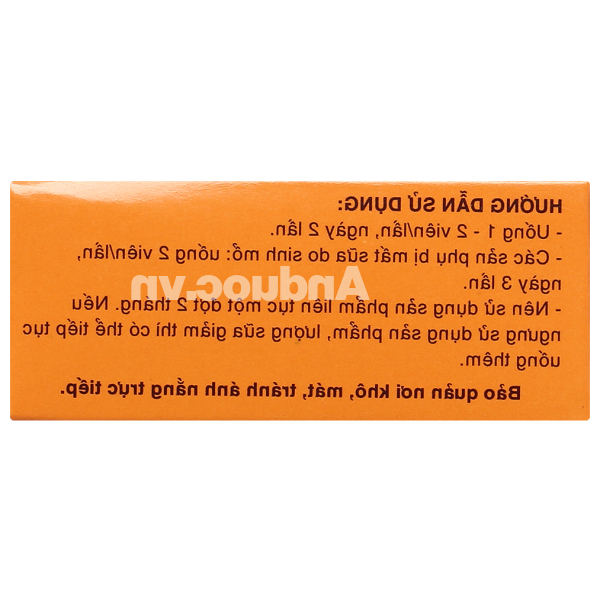 Mekolactagil hỗ trợ tăng tiết sữa hộp 20 viên.