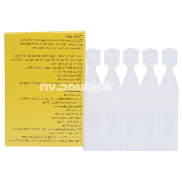 Nhũ tương nhỏ mắt Cationorm dưỡng ẩm, bôi trơn mắt (30 ống x 0.4ml)