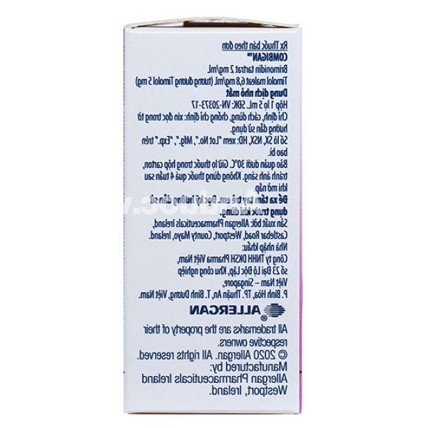 Dung dịch nhỏ mắt Combigan trị tăng nhãn áp lọ 5ml
