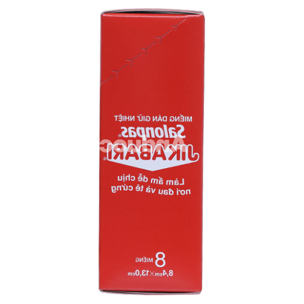 Miếng dán giữ nhiệt Salonpas Jikabari làm ấm, giảm đau hộp 8 miếng